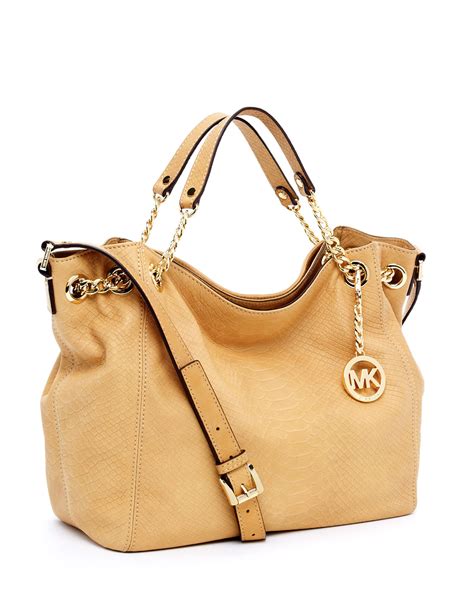 michael kors jet set chain tote tan
